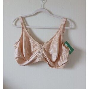 Almost U Mastectomy Bra Beige Wireless Size 44DDD NWT‎